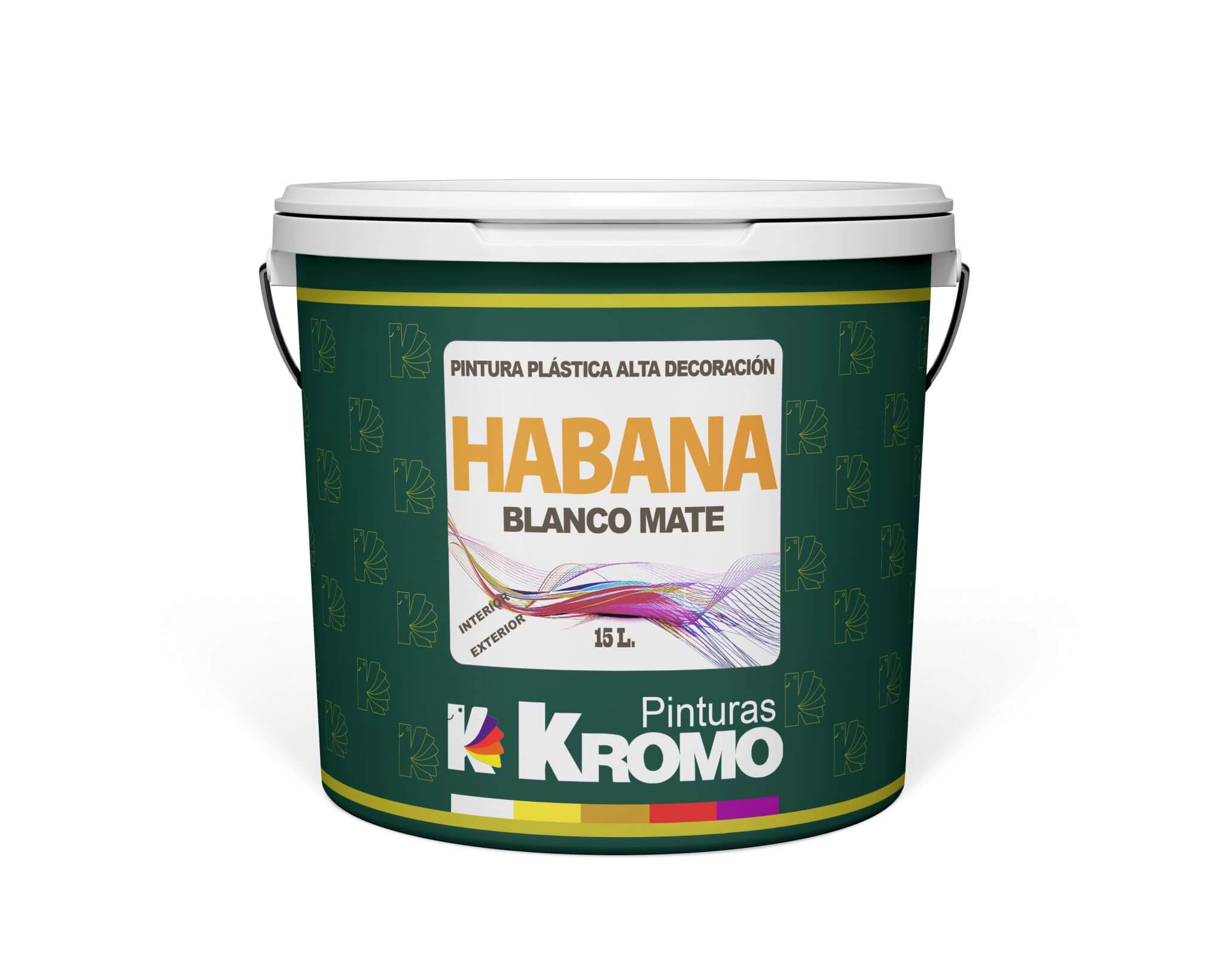Pinturas Kromo Habana Blanco Mate Pintura Acrílica